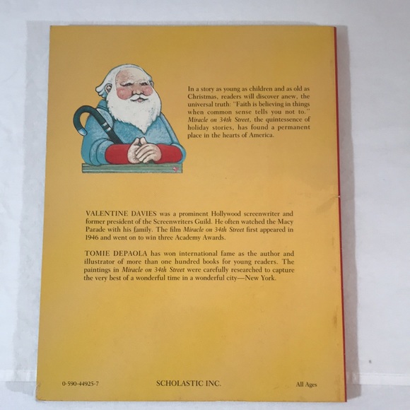 “Miracles on 34th Street”-Paper Back by: V. Davies - Picture 2 of 8
